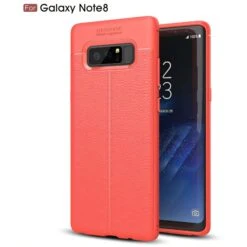 Coque Galaxy Note 8 Protection Litchi Rouge