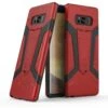 Coque Galaxy Note 8 Silicone Hybrid Antichoc Avec Support Rouge