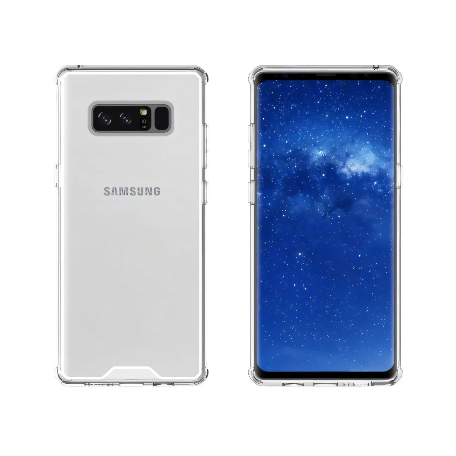 Coque Antichoc Transparente Galaxy Note 8 Transparent 5 Coque Antichoc Transparente Galaxy Note 8 Transparent – Image 3