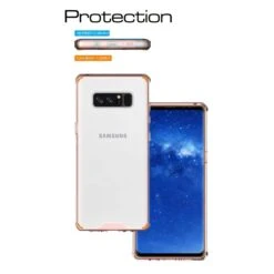 Coque Antichoc Transparente Galaxy Note 8 Rose -All For Phone Magasin coque galaxy note 8 frac2148 6