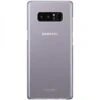 Coque Silicone Galaxy Note 8 Original Silky And Soft Touch Finish Transparent Violet