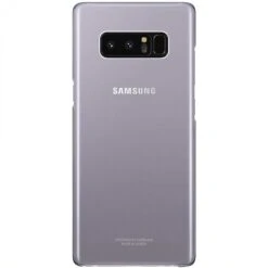 Coque Silicone Galaxy Note 8 Original Silky And Soft Touch Finish Transparent Violet