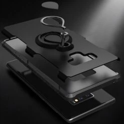 Coque Antichoc Galaxy Note 9 Avec Support Pivotant Noir -All For Phone Magasin coque galaxy note 9 frac2288 8