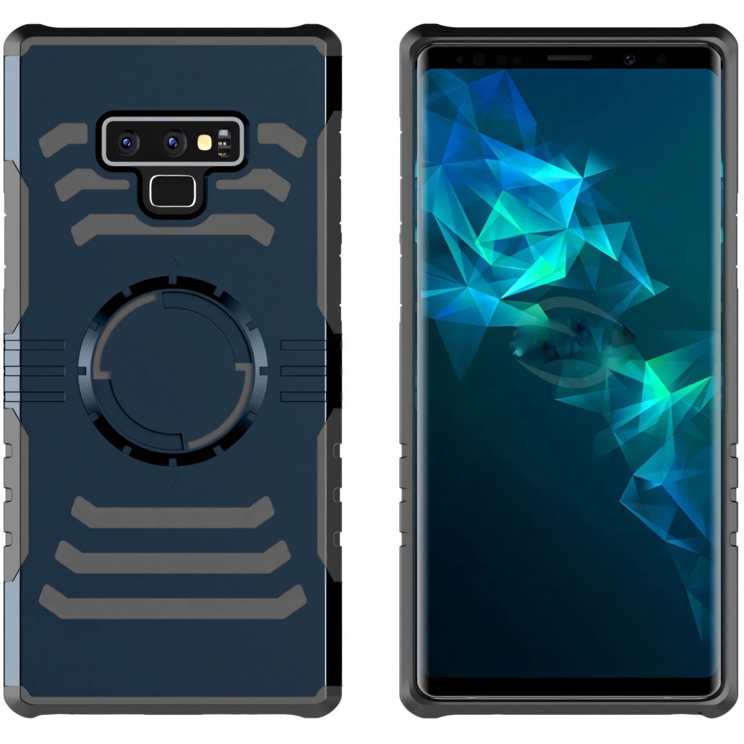 Coque Antichocs Galaxy Note 9 Hybride Magnetic Bleu Foncé 4 Coque Antichocs Galaxy Note 9 Hybride Magnetic Bleu Foncé – Image 2