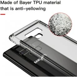 Coque Silicone Galaxy Note 9 Baseus Airbag Series Noir -All For Phone Magasin coque galaxy note 9 frac2305 6