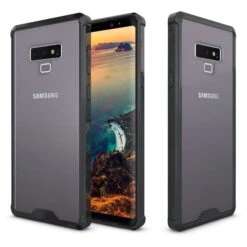 Coque Silicone Galaxy Note 9 Hybride Avec Bords Renforcés Noir -All For Phone Magasin coque galaxy note 9 frac2313 4