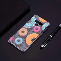 Coque Silicone Galaxy Note 9 Diamants 3D Donuts Transparent -All For Phone Magasin coque galaxy note 9 frac2318 4