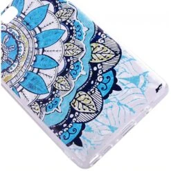 Coque Silicone Galaxy Note 9 Diamants 3D Blue Flower Bleu -All For Phone Magasin coque galaxy note 9 frac2320 2