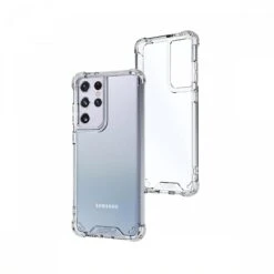 Coque Silicone Galaxy S21 Ultra King Kong Armor Transparent
