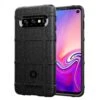 Coque Silicone Antichoc Galaxy S10 Square Grid Noir -All For Phone Magasin coque galaxy s10 frac2844
