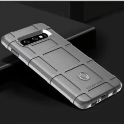 Coque Silicone Antichoc Galaxy S10 Square Grid Gris -All For Phone Magasin coque galaxy s10 frac2845 1