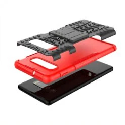 Coque Antichoc Hybride Samsung Galaxy S10 Rouge -All For Phone Magasin coque galaxy s10 frac2860 4