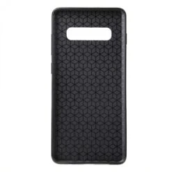 Coque Silicone Samsung Galaxy S10 Triangles Noir -All For Phone Magasin coque galaxy s10 frac2864 2