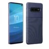 Coque Silicone Samsung Galaxy S10 Triangles Bleu Foncé -All For Phone Magasin coque galaxy s10 frac2866