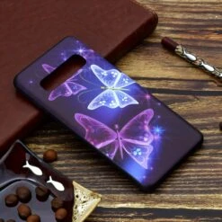 Coque Silicone Fantaisie Samsung Galaxy S10 - Papillons Noir -All For Phone Magasin coque galaxy s10 frac2892 5
