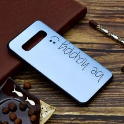 Coque Silicone Fantaisie Samsung Galaxy S10 - Bea Happy Bleu -All For Phone Magasin coque galaxy s10 frac2897 5