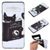 Coque Silicone Fantaisie Samsung Galaxy S10 - Chat Qui Lit Blanc -All For Phone Magasin coque galaxy s10 frac2898