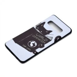 Coque Silicone Fantaisie Samsung Galaxy S10 - Chat Qui Lit Blanc -All For Phone Magasin coque galaxy s10 frac2898 2