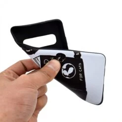 Coque Silicone Fantaisie Samsung Galaxy S10 - Chat Qui Lit Blanc -All For Phone Magasin coque galaxy s10 frac2898 4