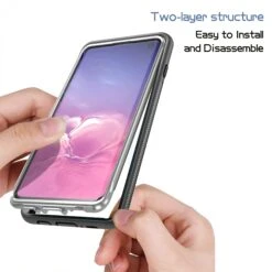 Coque Antichoc Renforcé Galaxy S10 Noir -All For Phone Magasin coque galaxy s10 frac2905 2