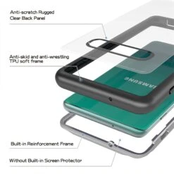 Coque Antichoc Renforcé Galaxy S10 Noir -All For Phone Magasin coque galaxy s10 frac2905 5