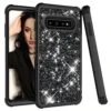 Coque Antichoc Hybride Galaxy S10 - Style Paillettes Noir -All For Phone Magasin coque galaxy s10 frac2915