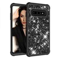 Coque Antichoc Hybride Galaxy S10 - Style Paillettes Noir -All For Phone Magasin coque galaxy s10 frac2915 3