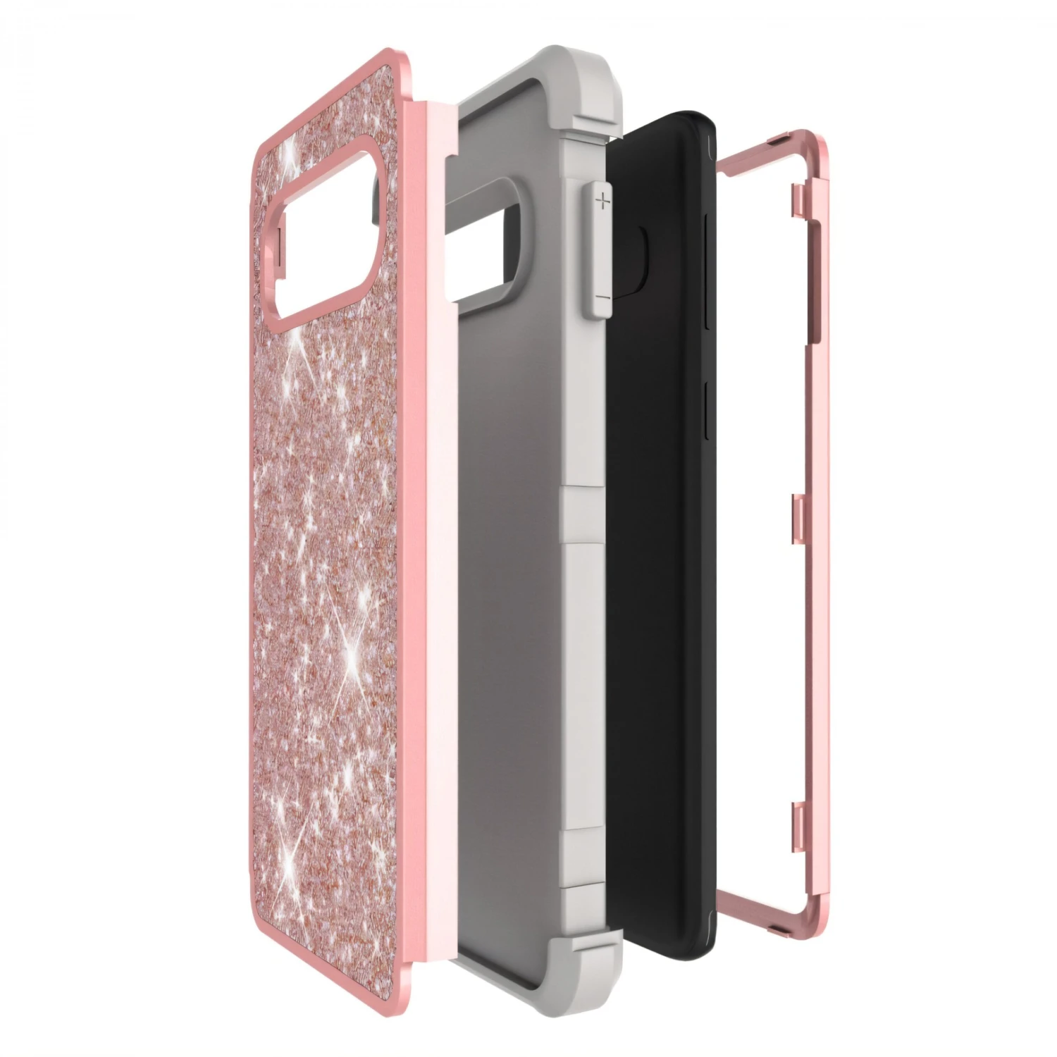 Coque Antichoc Hybride Galaxy S10 - Style Paillettes Multicouleur 4 Coque Antichoc Hybride Galaxy S10 - Style Paillettes Multicouleur – Image 2