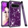 Coque Antichoc Hybride Galaxy S10 - Style Paillettes Violet -All For Phone Magasin coque galaxy s10 frac2919