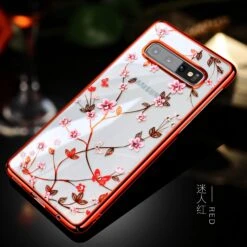 Coque Silicone Fantaisie Samsung Galaxy S10 De La Marque Sulada Rouge