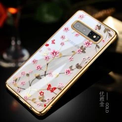Coque Silicone Fantaisie Samsung Galaxy S10 De La Marque Sulada Or