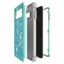 Coque Antichoc Hybride Pour Galaxy S10 - Style Paillettes Bleu Ciel -All For Phone Magasin coque galaxy s10 frac3893 4