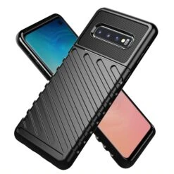 Coque Antichoc Galaxy S10 - Thunder Series Noir -All For Phone Magasin coque galaxy s10 frac4118 1