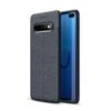 Coque Silicone Galaxy S10 Plus Litchi Skin Bleu Foncé -All For Phone Magasin coque galaxy s10 plus frac3871