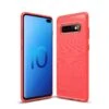 Coque Silicone Galaxy S10 Plus Style Fibre De Carbone Rouge -All For Phone Magasin coque galaxy s10 plus frac3873