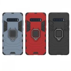 Coque Antichoc Hybride Galaxy S10 Plus Avec Anneau Noir -All For Phone Magasin coque galaxy s10 plus frac3875 9