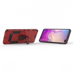 Coque Antichoc Hybride Galaxy S10 Plus Avec Anneau Rouge -All For Phone Magasin coque galaxy s10 plus frac3877 2