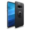 Coque Silicone Galaxy S10 Plus Avec Anneau Noir