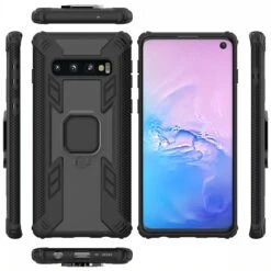 Coque Antichoc Galaxy S10 Plus Warrior Style Noir -All For Phone Magasin coque galaxy s10 plus frac3906 4
