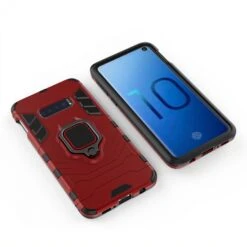 Coque Antichoc Galaxy S10E Avec Anneau Rouge -All For Phone Magasin coque galaxy s10e frac2882 4