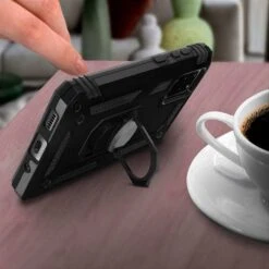 Coque Antichoc Galaxy S20 Plus Avec Anneau Magnétique XSSIVE Noir -All For Phone Magasin coque galaxy s20 plus frac3213 12