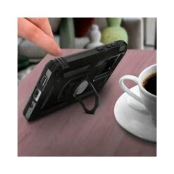 Coque Antichoc Galaxy S20 Ultra Avec Anneau Magnétique XSSIVE Noir -All For Phone Magasin coque galaxy s20 ultra frac3214 3