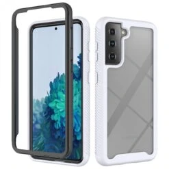 Coque Intégrale Galaxy S21 Protection Renforcée Hybride - Blanc