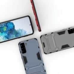 Coque Antichoc Galaxy S21 Plus Hybride Avec Support - Noir -All For Phone Magasin coque galaxy s21 plus frac3700 2