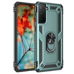 Coque Antichoc Galaxy S21 Plus Hybride Armor Avec Anneau - Vert