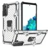 Coque Antichoc Galaxy S21 Plus Metal Hybride Armor Avec Anneau - Argent -All For Phone Magasin coque galaxy s21 plus frac3732