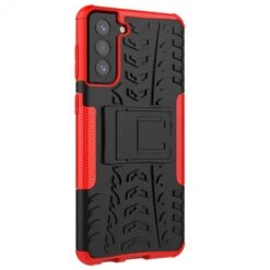 Coque Antichoc Galaxy S21 Plus Avec Support Intégré - Rouge -All For Phone Magasin coque galaxy s21 plus frac3761 4