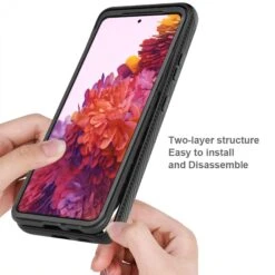 Coque Intégrale Galaxy S21 Ultra Protection Renforcée Hybride - Noir -All For Phone Magasin coque galaxy s21 ultra frac3719 2