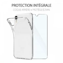Coque Souple Transparente Et Film En Verre Trempé Galaxy S22 Jaym