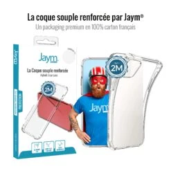 Coque Silicone Transparente Renforcée Pour Galaxy S22 - Drop-test 2 Mètres JAYM® -All For Phone Magasin coque galaxy s22 frac4511 2